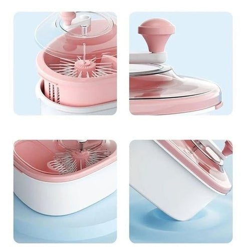 Easy-Clean Fruit & Vegetable Spinner with Washing Bowl