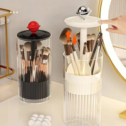 Automatic Lifting Makeup Brush Holder