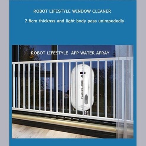 Robot Window Cleaner Automatic Water Spray APP/Remote Control Electric Robotic Vacuum Washer High Suction Washing Wiper. Household Appliances. Type: Vacuums.