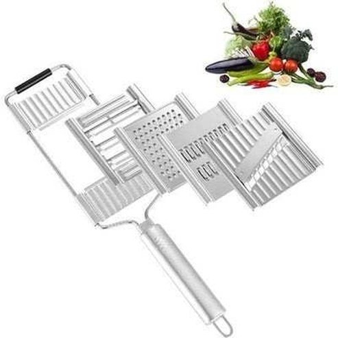 Stainless Steel 4 in 1 Manual Vegetable Slicer