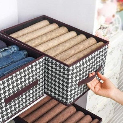 Foldable Clothes Organizer Cloth Box with Handles 