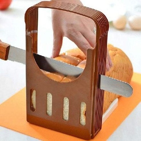 Toast Bread Slicer Stand Slicing Tool Cutting Guide