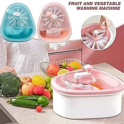 Easy-Clean Fruit & Vegetable Spinner with Washing Bowl