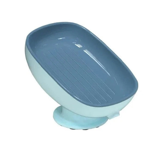 Super Suction Portable Self-Draining Soap Dish for Bathroom