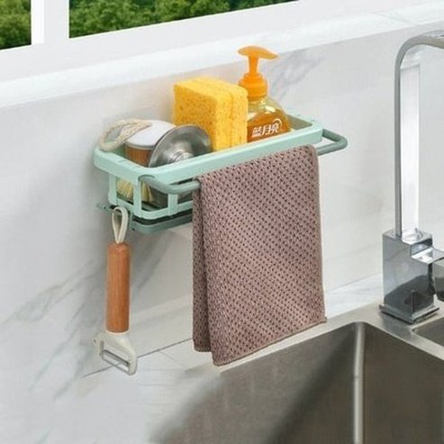 Sink PVC Drain Rack Storage Sponge Holder