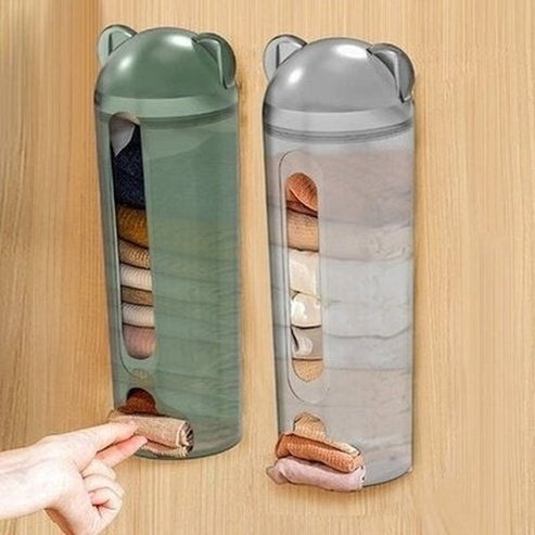 Wall Hanging Garbage Bag Organizer Box Large Capacity Removable Storage Box for Underwear Socks Storage Organizer. Type: Kitchen Utensil Holders & Racks.