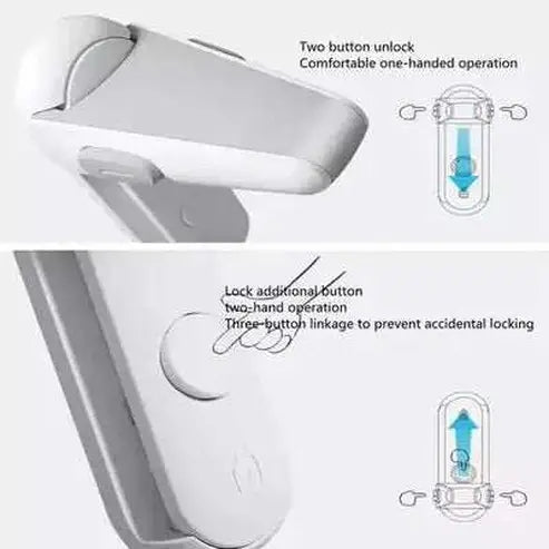 Safety Door Handle Lock Protection for Baby and Pet Room Security