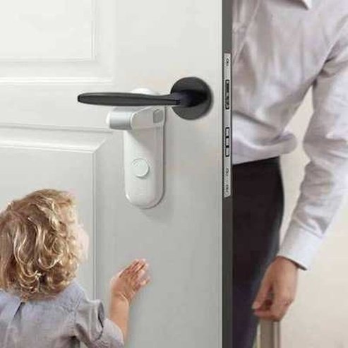 Safety Door Handle Lock Protection for Baby and Pet Room Security