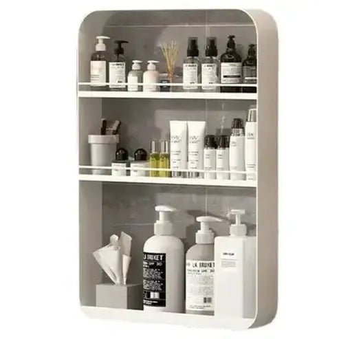 Light Luxury Wall-mounted Shelving Bathroom Organizer