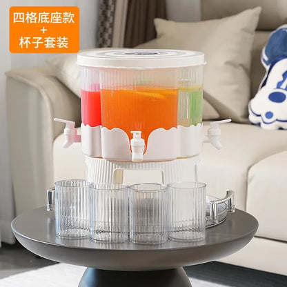 Rotating Glacier Pattern Beverage Dispenser