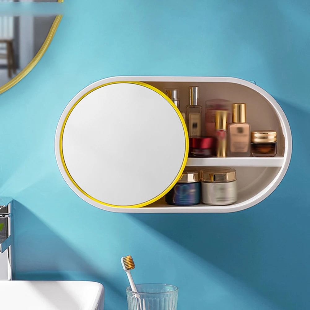 Wall-Mounted Makeup Storage Organizer