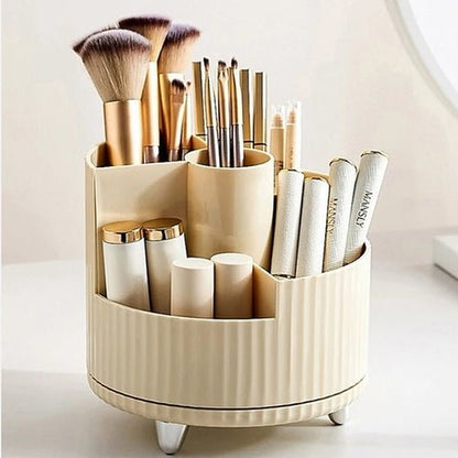 360° Cosmetic Storage Box with Pen Holder