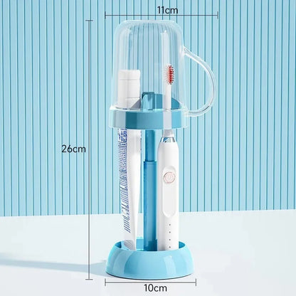 Adjustable Two-Use Toothbrush Cup Rack