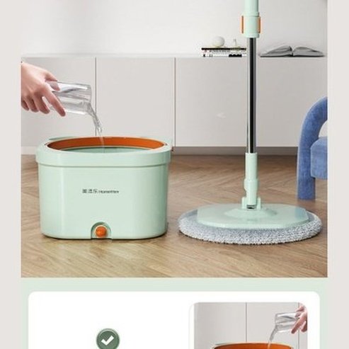 Clean Dirty Separation Mop Household Hands Free Spin Mop Wet Dry Floor Mopping Artifact Mop Bucket Cleaning Tools. Household Cleaning Supplies. Type: Mops.