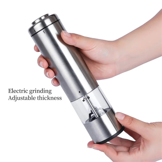 Stainless Steel Electric Pepper Mill