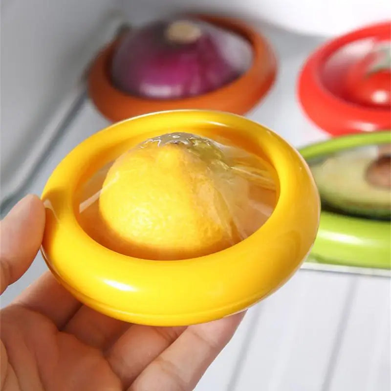 Silicone Food Storage for Avocados, Lemons, and Vegetables with Sealed Box