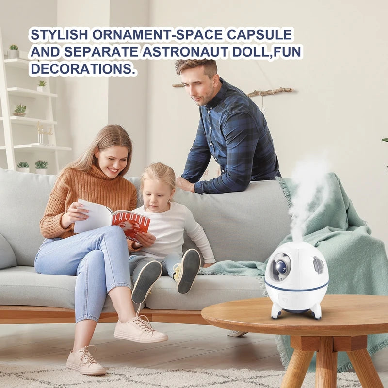 Astronaut Spaceship Aromatherapy Air Humidifier and Fragrance Diffuser