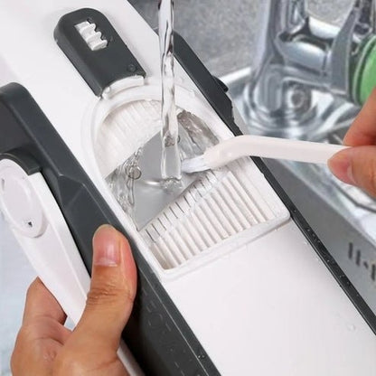 Three-in-One Vegetable Cutter | Manual Grater, Shredder & Slicer