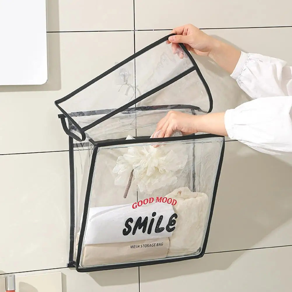 Wall-Mounted Waterproof Storage Bag Organizer with Phone Compartment