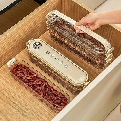 Spice Storage Boxes | Airtight Kitchen Condiment Containers for Organization