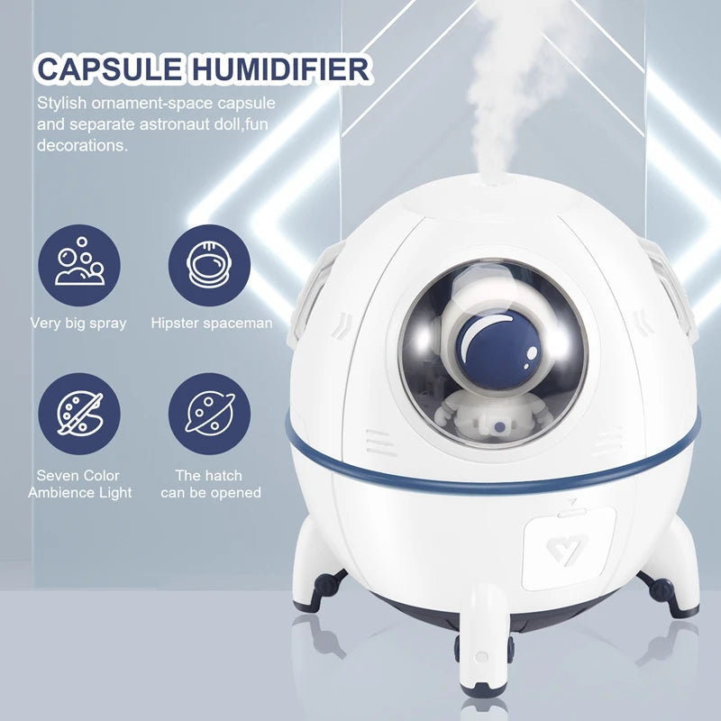 Astronaut Spaceship Aromatherapy Air Humidifier and Fragrance Diffuser