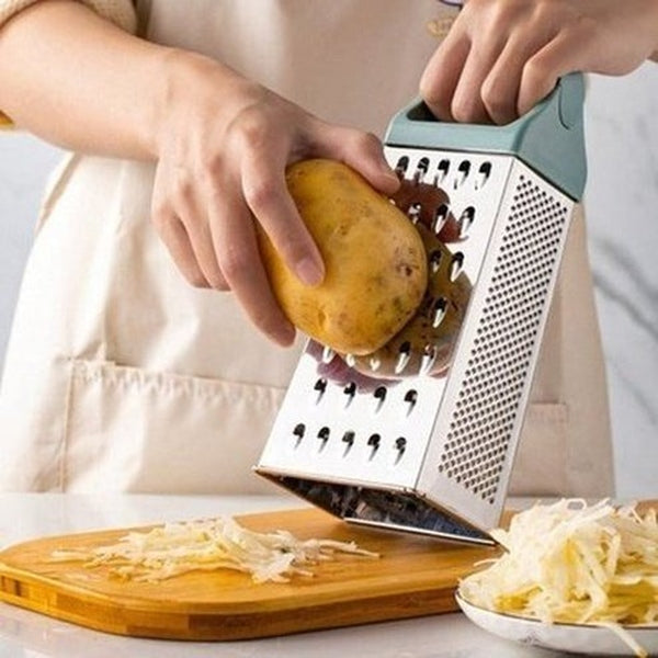 Home Box With 4 Sides Stainless Steel Blades Grater 