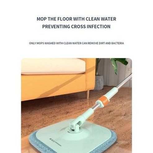 Clean Dirty Separation Mop Household Hands Free Spin Mop Wet Dry Floor Mopping Artifact Mop Bucket Cleaning Tools. Household Cleaning Supplies. Type: Mops.