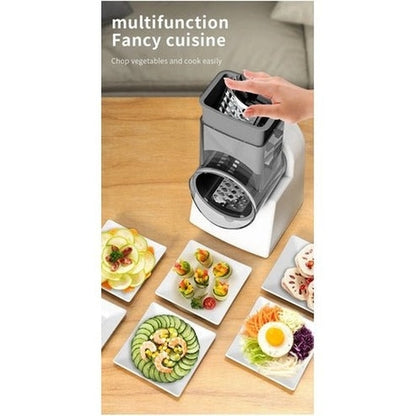 Multi-functional Electric Slicer, Grater & Dicer