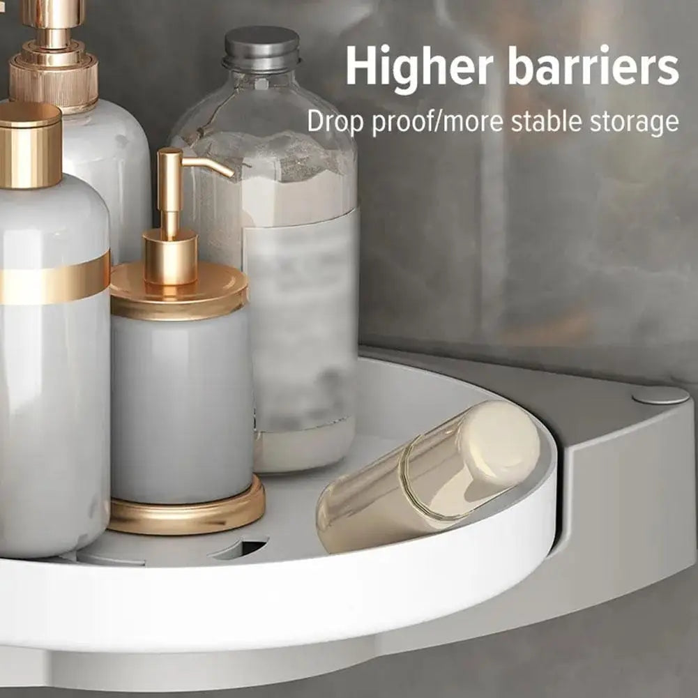 Multi-layer Bathroom Rotating Corner Shower Caddy Shelf Organizer