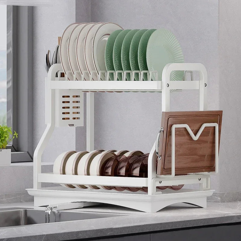 Multifunctional Kitchen Dish Storage Rack