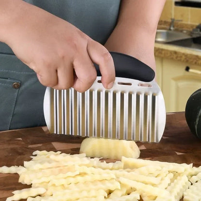 Stainless Steel Wavy Knife for Chips