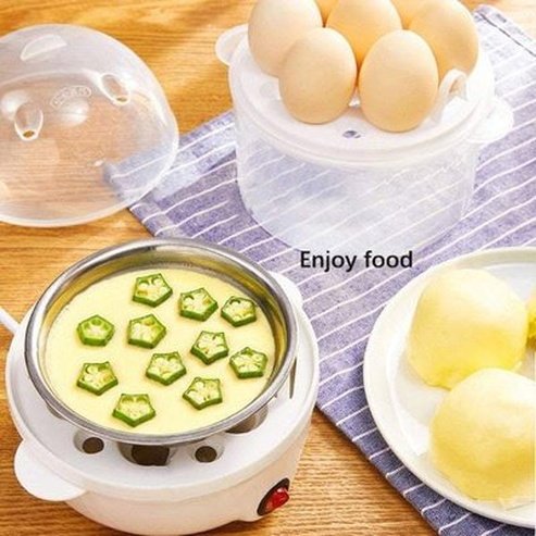 Double Layer Multifunction Electric Egg Cooker