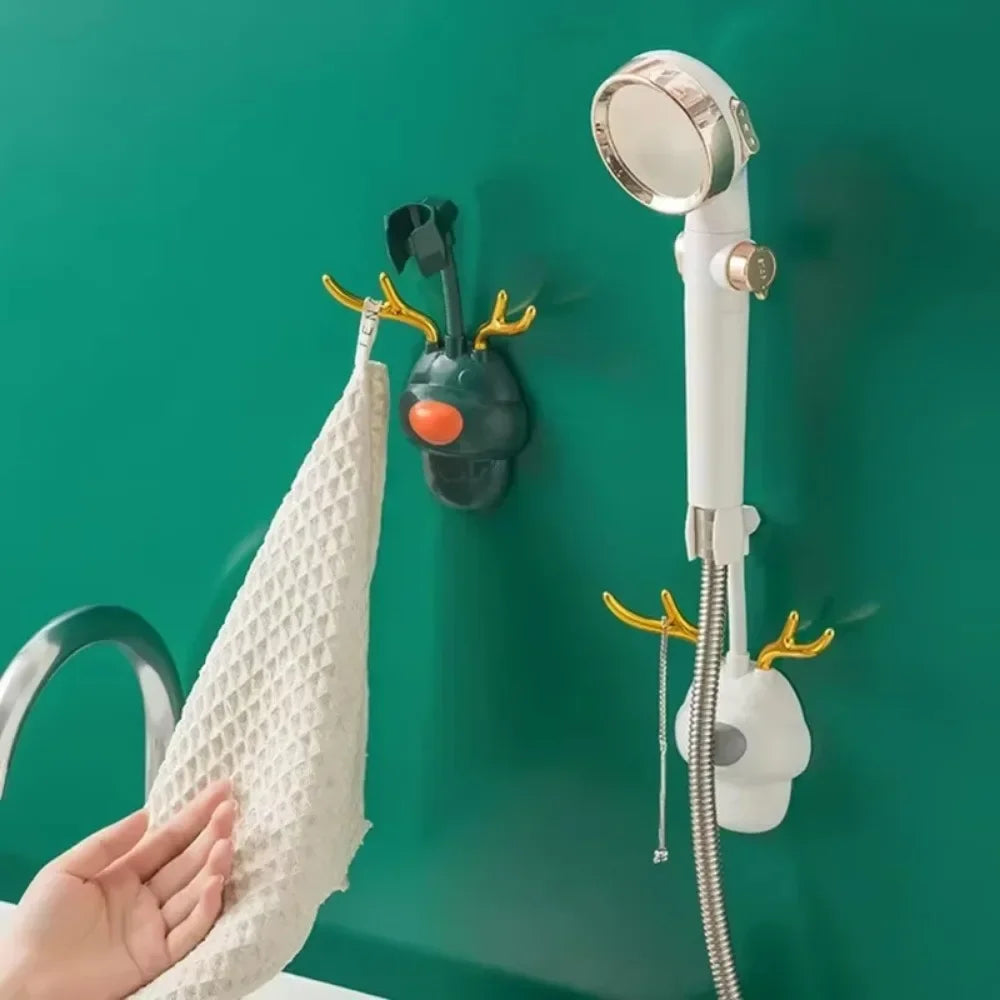 Elk Modeling Hair Dryer Holder Bathroom Organizer