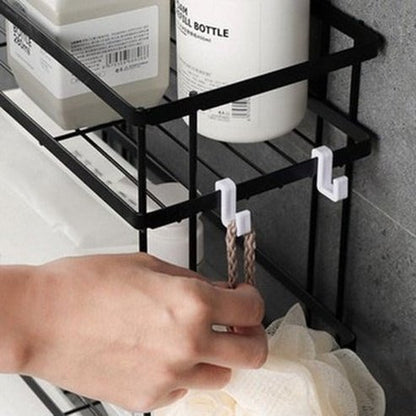 Free Punching Double-layer Over Toilet Rack 