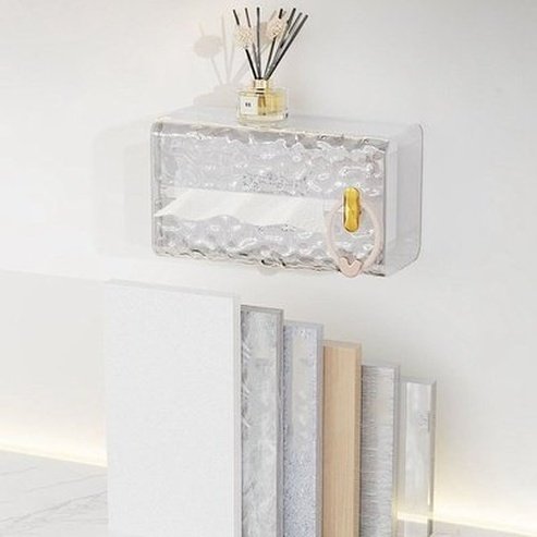 Introducing our light luxury tissue box, designed to fit seamlessly with any decor. Bathroom Accessories. Product Type: Facial Tissue Holders.