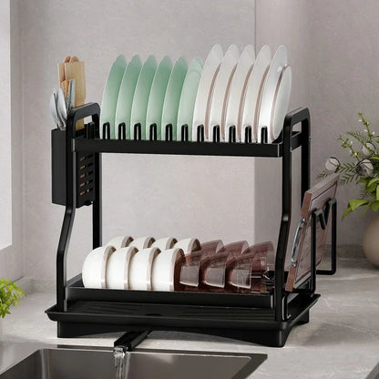 Multifunctional Kitchen Dish Storage Rack