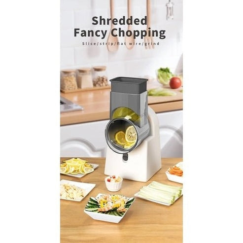 Multi-functional Electric Slicer, Grater & Dicer