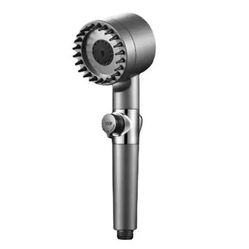 Shower head with high pressure filter and 3 modes