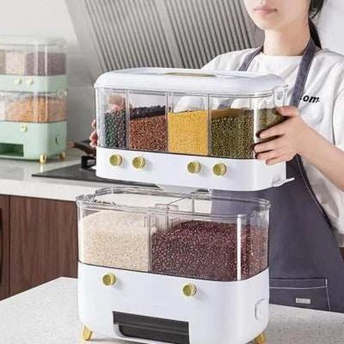 Smart Grain Dispenser Storage Bucket