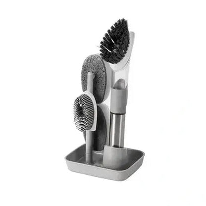 Soap Dispensing Brush with 4 Replacement Heads