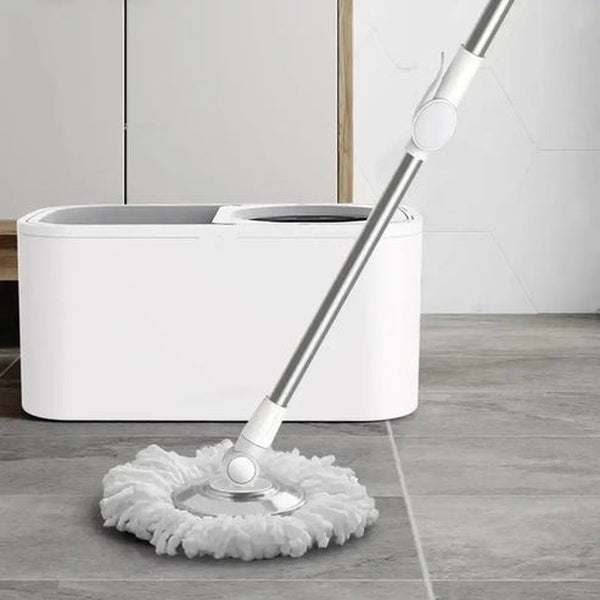 Spin Mop with Flat Bucket