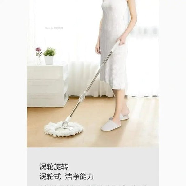 Spin Mop with Flat Bucket