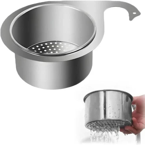 Swan-Shaped Stainless Steel Sink Drain Basket