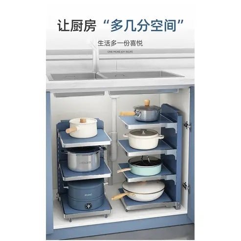 Stackable Kitchen Pot Storage Rack