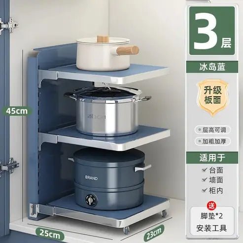 Stackable Kitchen Pot Storage Rack