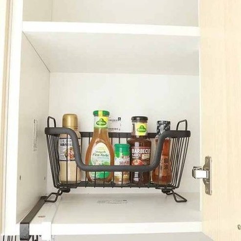 Stackable Kitchen Storage Basket Rack