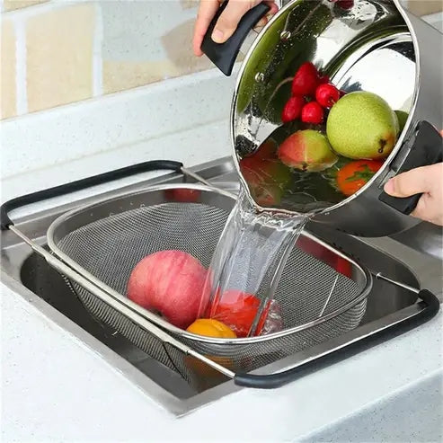 Stainless Steel Colander with Fine Mesh