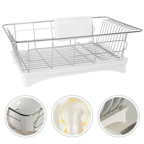 Stainless Steel Cutlery Drainer