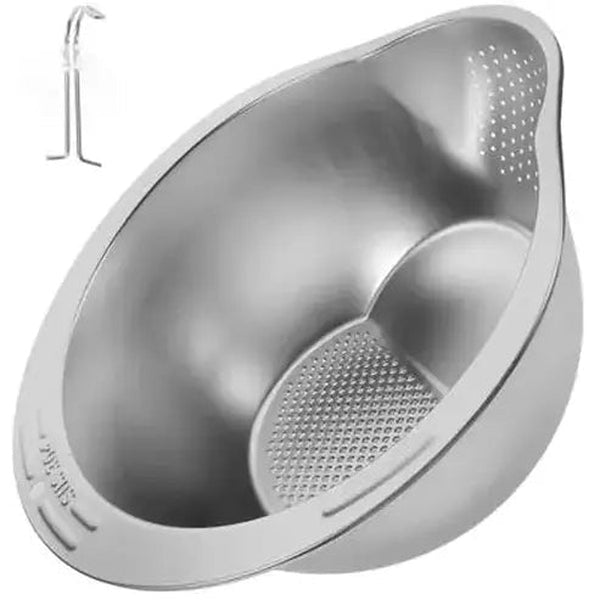 Stainless Steel Fruit Strainer Washing Bowl