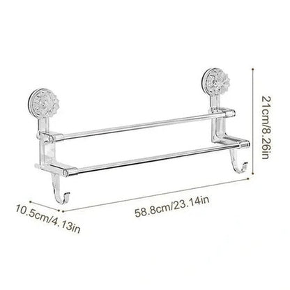 Stainless Steel Suction Towel Rack